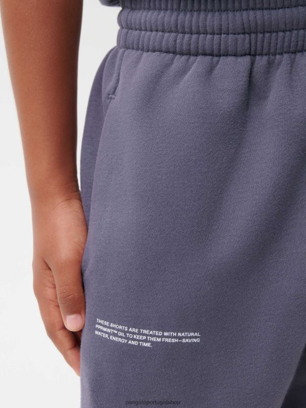 365 shorts longos crianças Pangaia JJJ8D616 azul ardósia roupas
