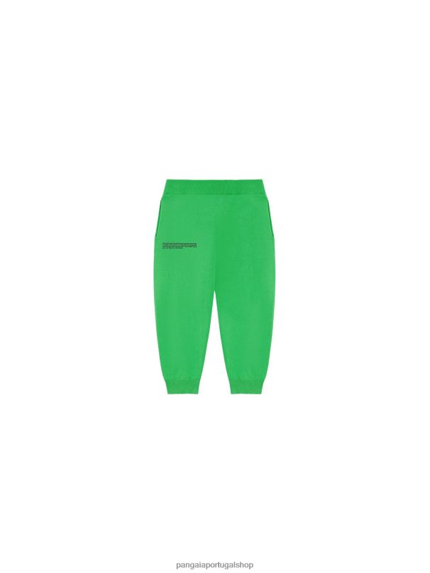 calça de malha de algodão orgânico crianças Pangaia JJJ8D643 Jade verde roupas