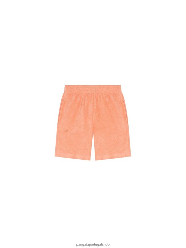 shorts toalha crianças Pangaia JJJ8D610 pêssego perfeito roupas