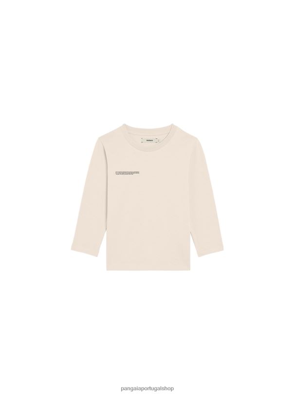 365 camiseta manga longa crianças Pangaia JJJ8D579 areia roupas