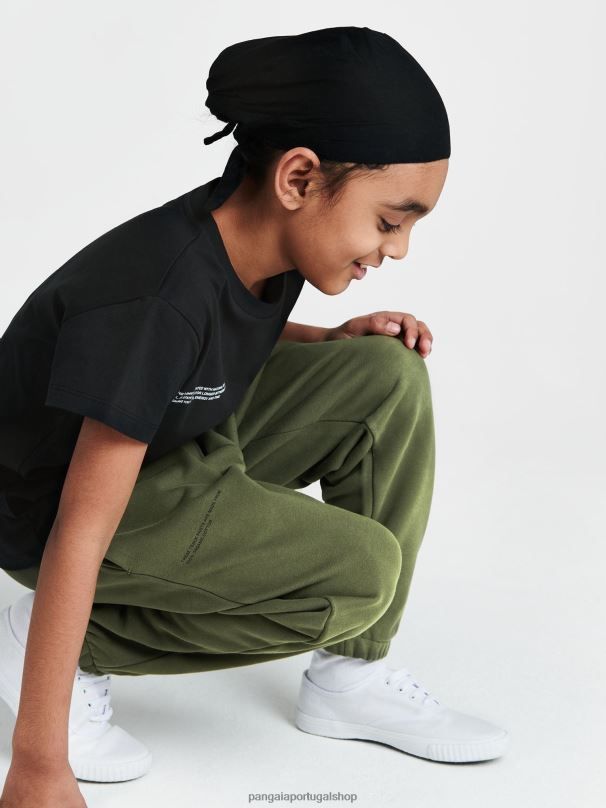 Núcleo de camiseta 365 pprmint crianças Pangaia JJJ8D592 preto roupas