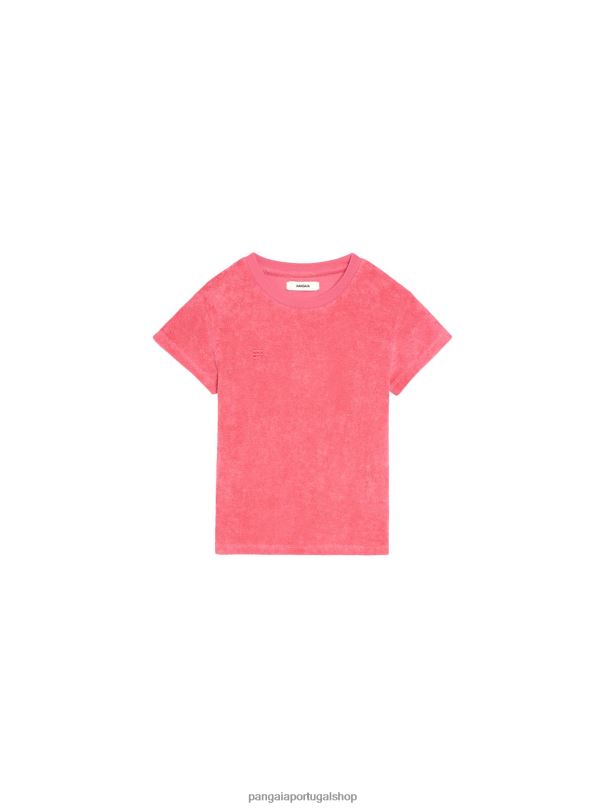 camiseta toalha crianças Pangaia JJJ8D589 lótus rosa roupas