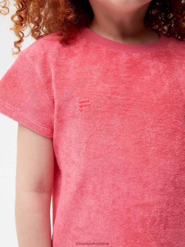 camiseta toalha crianças Pangaia JJJ8D589 lótus rosa roupas