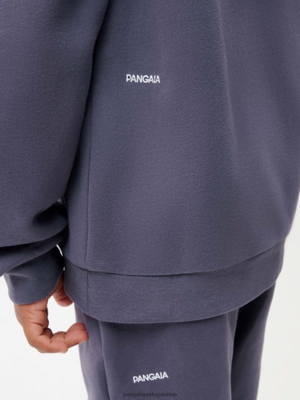 moletom 365 crianças Pangaia JJJ8D539 azul ardósia roupas