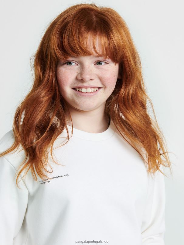 moletom 365 crianças Pangaia JJJ8D573 off white roupas