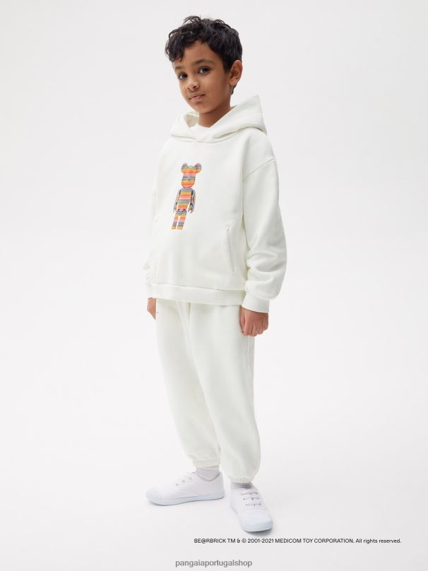 moletom com capuz x haroshi be@rbrick crianças Pangaia JJJ8D557 off white roupas