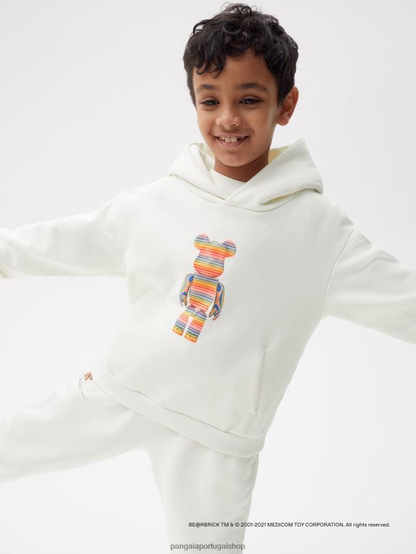 moletom com capuz x haroshi be@rbrick crianças Pangaia JJJ8D557 off white roupas