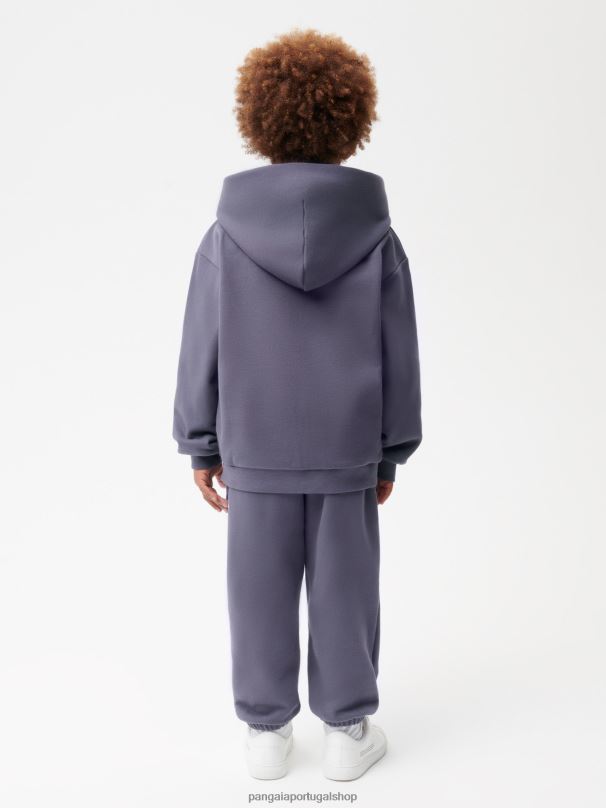 moletom com zíper 365 crianças Pangaia JJJ8D553 azul ardósia roupas