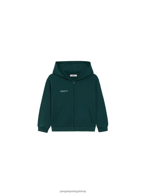 moletom com zíper 365 crianças Pangaia JJJ8D558 folhagem verde roupas
