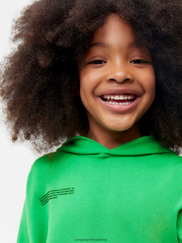 moletom de malha de algodão orgânico crianças Pangaia JJJ8D541 Jade verde roupas
