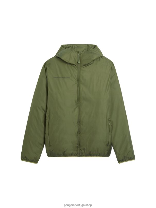jaqueta puffer flwrdwn lite homens Pangaia JJJ8D534 alecrim verde roupas