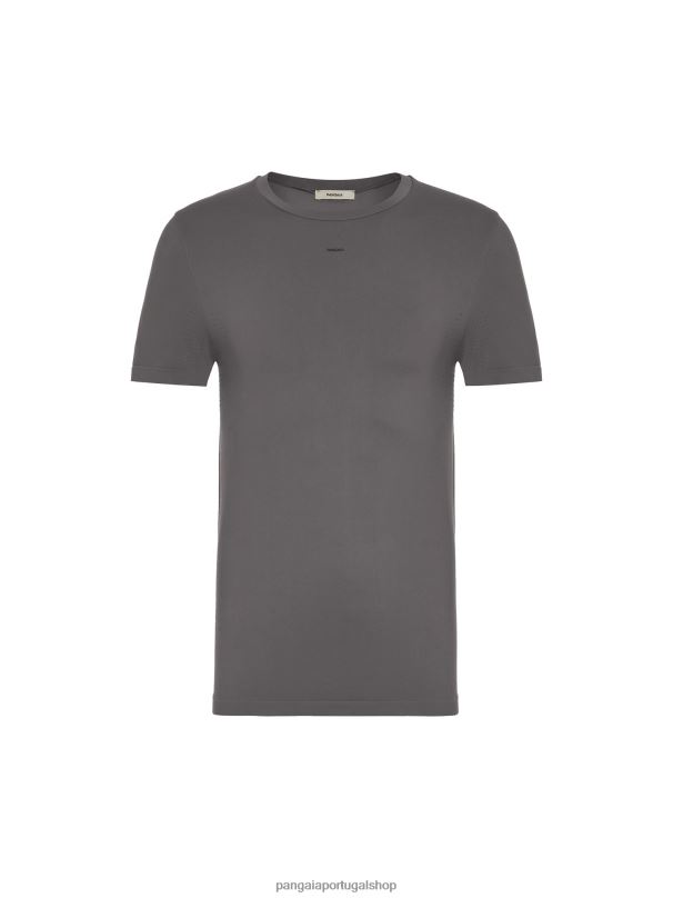 camiseta de malha de movimento homens Pangaia JJJ8D519 cinza vulcânico roupas