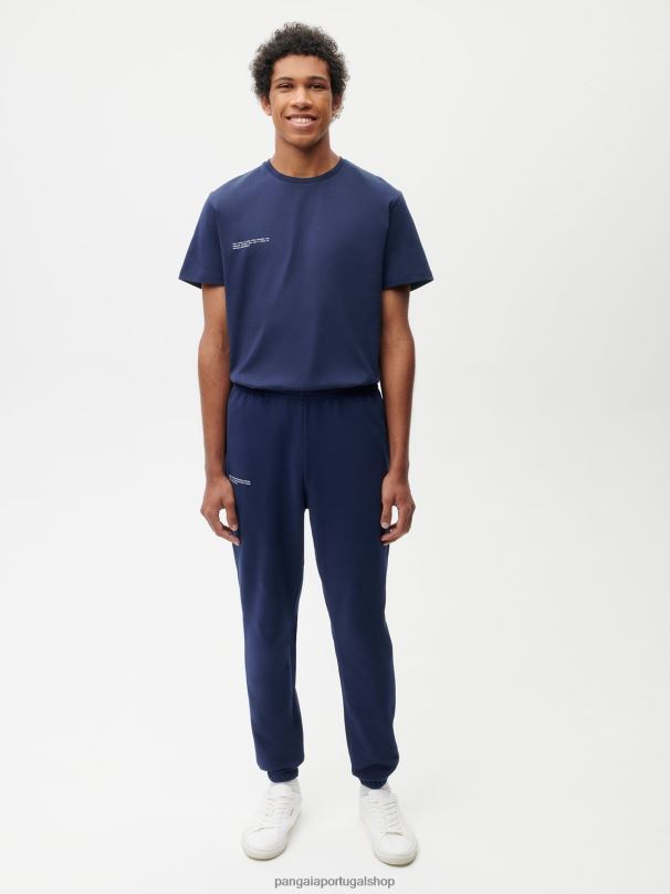 365 calças de treino slim fit mulheres Pangaia JJJ8D321 azul-marinho roupas