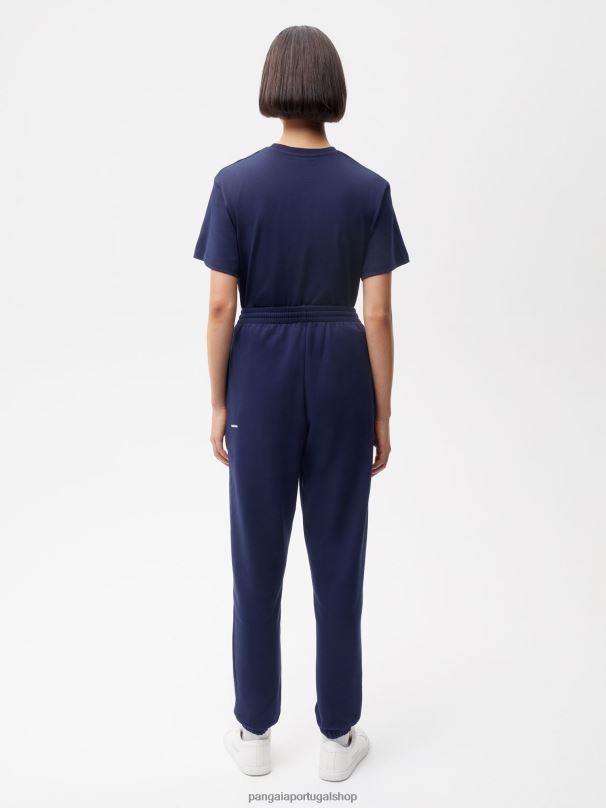 365 calças de treino slim fit mulheres Pangaia JJJ8D321 azul-marinho roupas