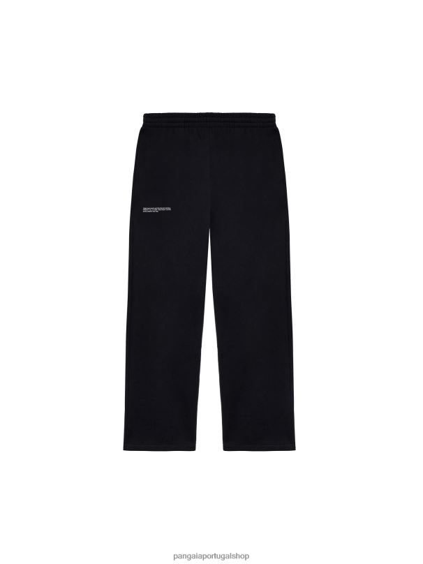 365 calças retas mulheres Pangaia JJJ8D300 preto roupas