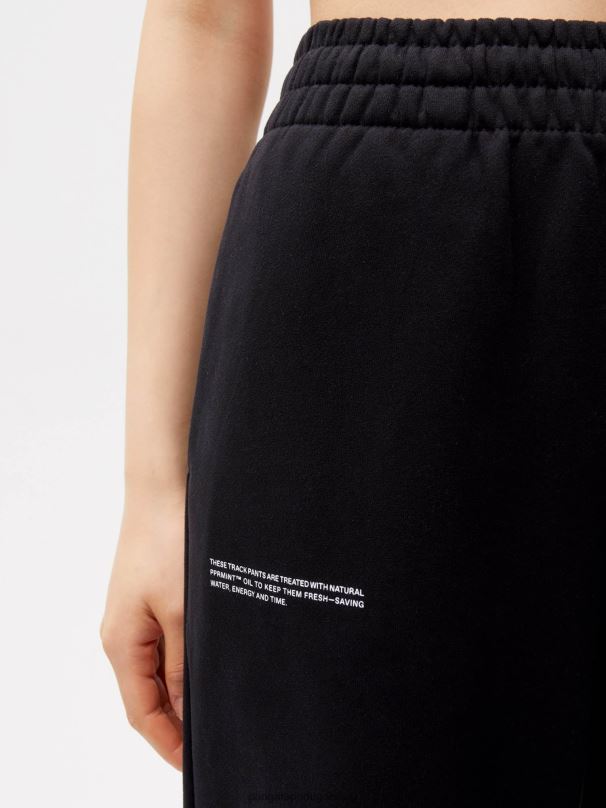 365 calças retas mulheres Pangaia JJJ8D300 preto roupas