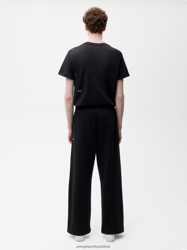 365 calças retas mulheres Pangaia JJJ8D300 preto roupas