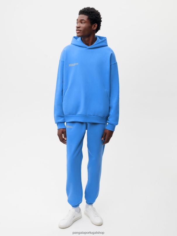 calça de algodão em conversão mulheres Pangaia JJJ8D313 água azul roupas