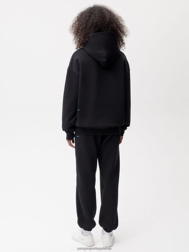 calça de algodão em conversão mulheres Pangaia JJJ8D331 preto roupas