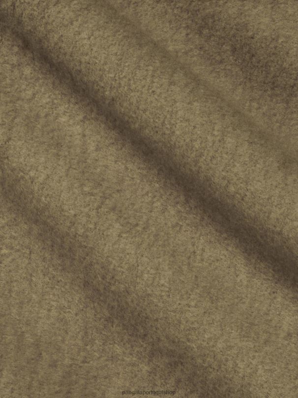 calça de algodão em conversão mulheres Pangaia JJJ8D350 marrom carbono roupas