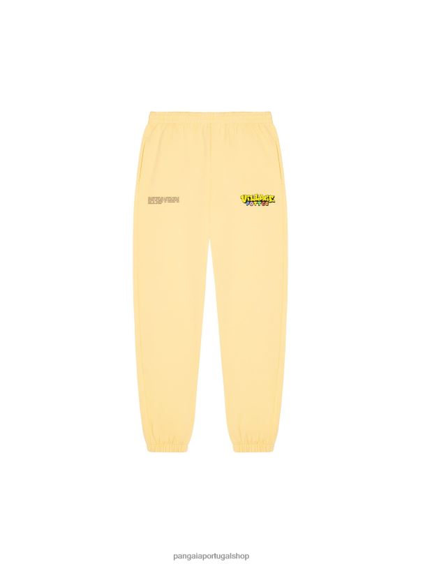calça x roberto lugo 365 mulheres Pangaia JJJ8D358 botão de ouro amarelo roupas