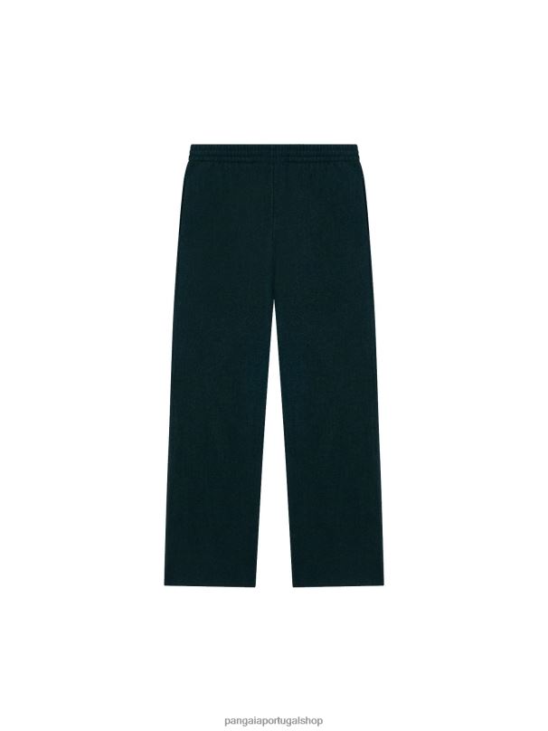 calças de corrida de perna solta de jérsei de lã reciclada mulheres Pangaia JJJ8D355 folhagem verde roupas