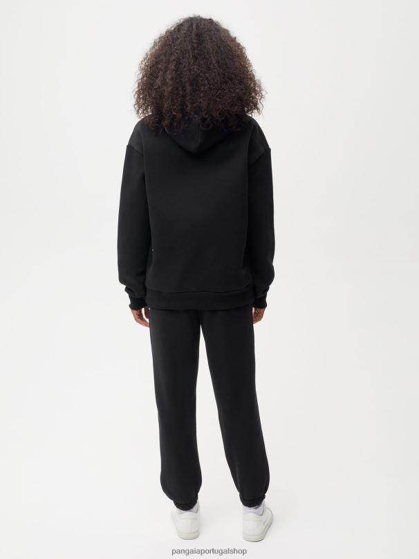 calças de pista de assinatura mulheres Pangaia JJJ8D304 preto roupas