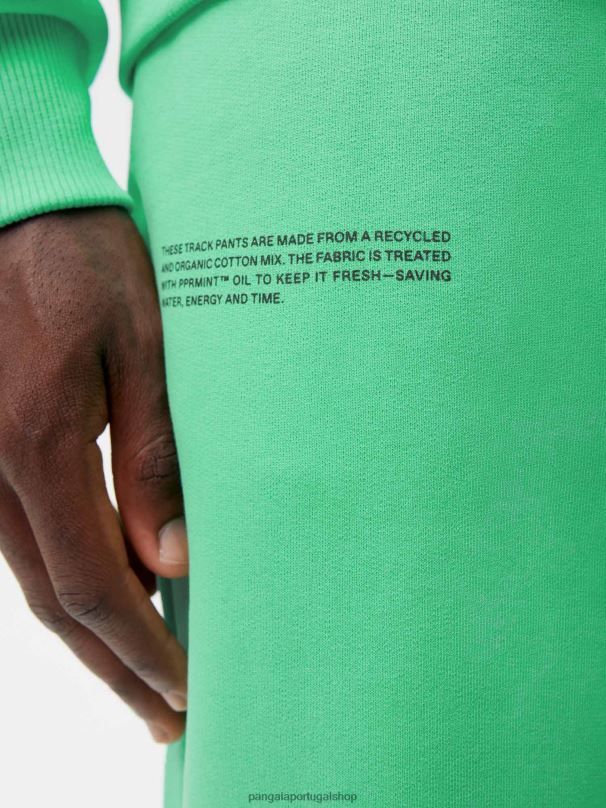 calças de pista de assinatura mulheres Pangaia JJJ8D310 verde menta roupas