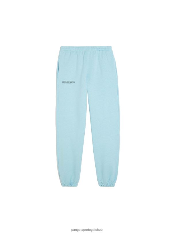 calças de pista de assinatura mulheres Pangaia JJJ8D311 azul celeste roupas