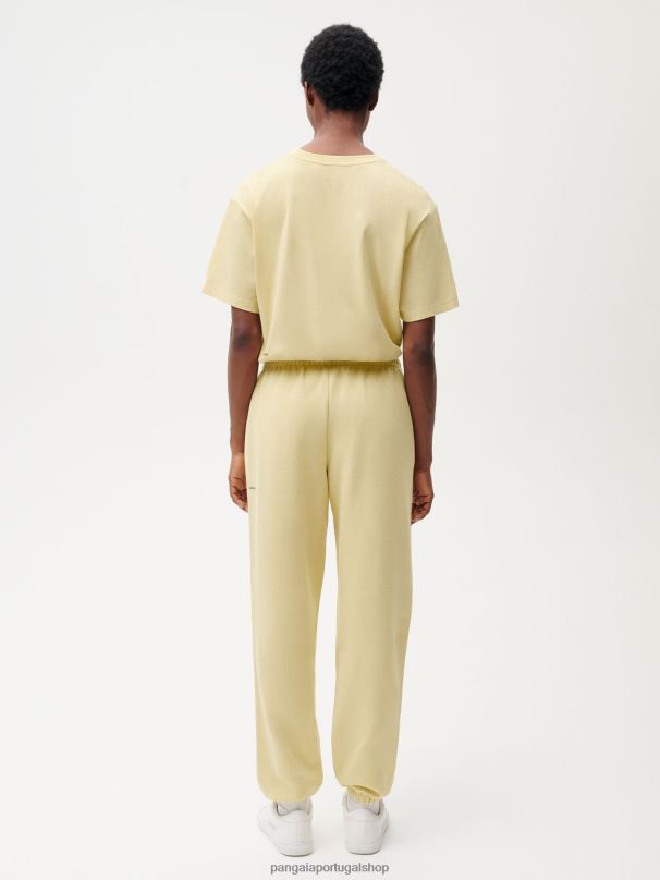 calças de trilha de corante alimentar mulheres Pangaia JJJ8D354 matcha verde roupas