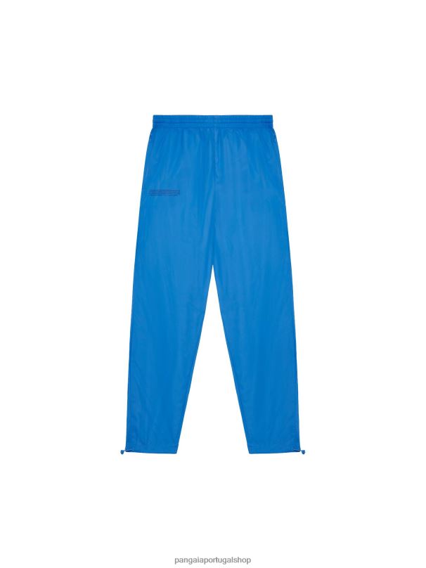 calças de trilha de nylon reciclado mulheres Pangaia JJJ8D364 azul cerúleo roupas