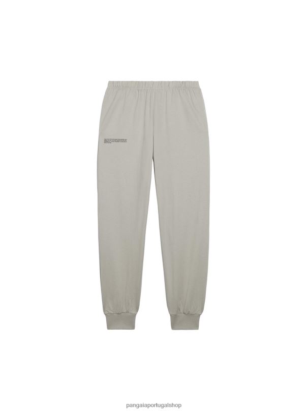 calças loungewear de algodão orgânico com fibra C mulheres Pangaia JJJ8D433 pedra roupas