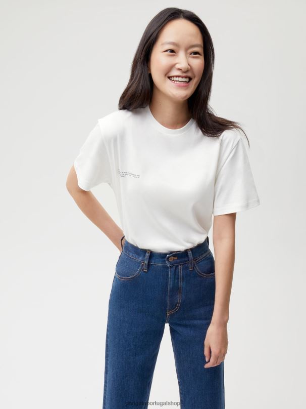 jeans de cintura alta urtiga mulheres Pangaia JJJ8D373 meia lavagem roupas