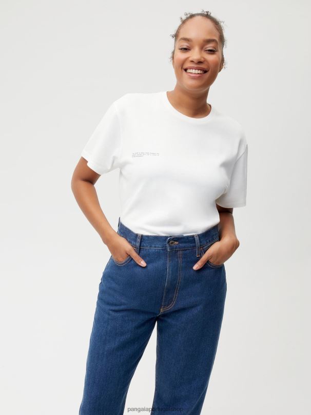 jeans de cintura alta urtiga mulheres Pangaia JJJ8D373 meia lavagem roupas