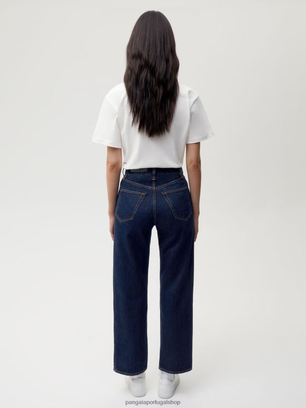 jeans de cintura alta urtiga mulheres Pangaia JJJ8D383 enxaguar lavar roupas