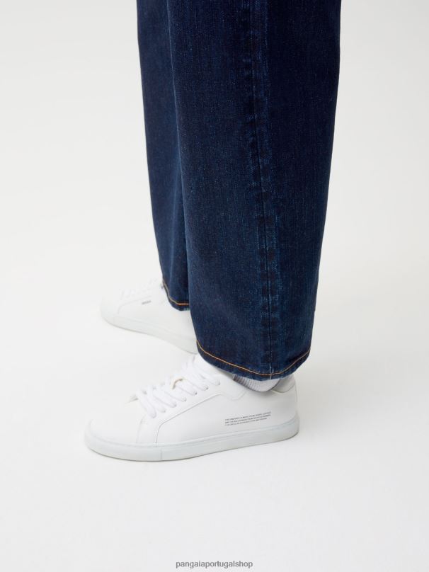 jeans de cintura alta urtiga mulheres Pangaia JJJ8D383 enxaguar lavar roupas