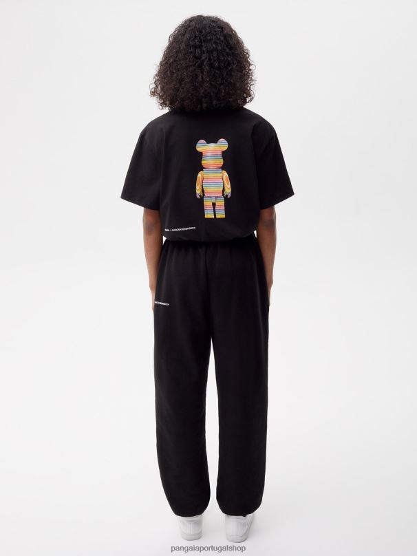 x haroshi be@rbrick calça de algodão reciclado mulheres Pangaia JJJ8D366 preto roupas