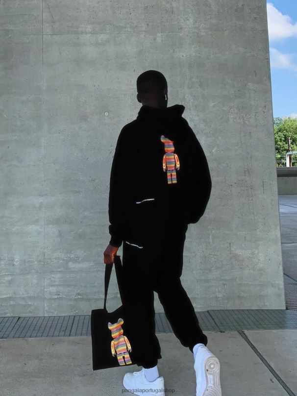 x haroshi be@rbrick calça de algodão reciclado mulheres Pangaia JJJ8D366 preto roupas