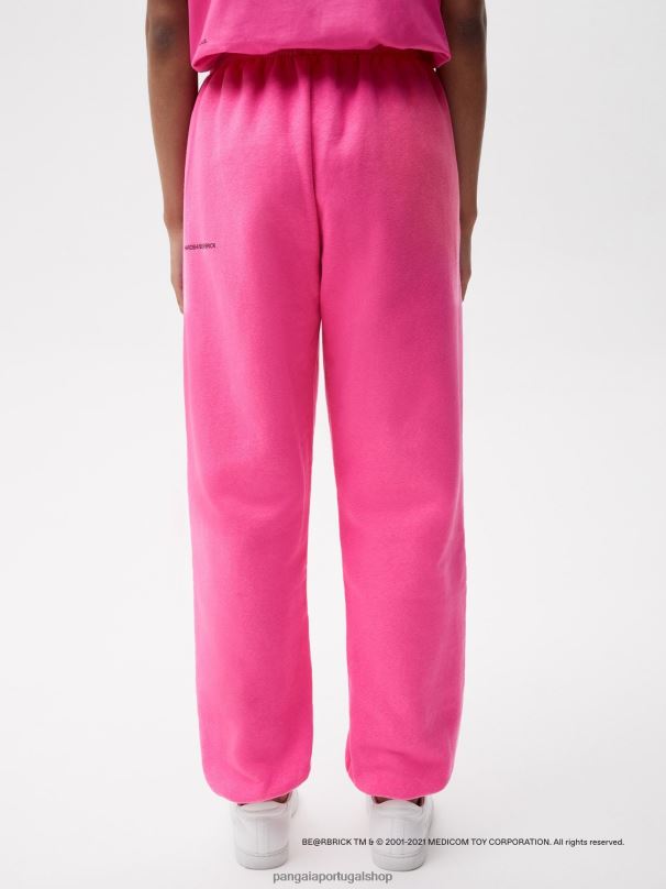 x haroshi be@rbrick calça de algodão reciclado mulheres Pangaia JJJ8D368 flamingo rosa roupas