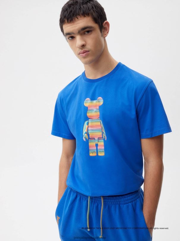 x haroshi be@rbrick calça de algodão reciclado mulheres Pangaia JJJ8D370 azul cobalto roupas