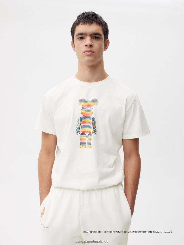 x haroshi be@rbrick calça de algodão reciclado mulheres Pangaia JJJ8D371 off white roupas