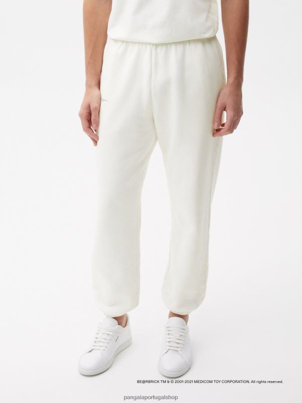 x haroshi be@rbrick calça de algodão reciclado mulheres Pangaia JJJ8D371 off white roupas