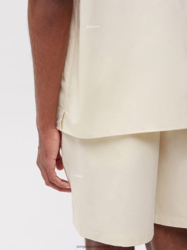 camisa manga curta gola abacaxi mulheres Pangaia JJJ8D394 Flor antiga roupas