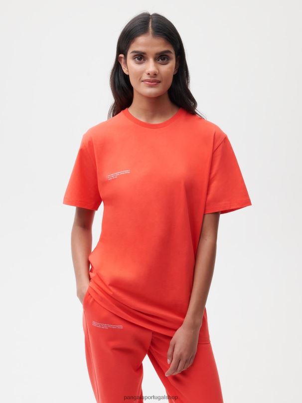camiseta 365 mulheres Pangaia JJJ8D158 fruta do dragão vermelho roupas