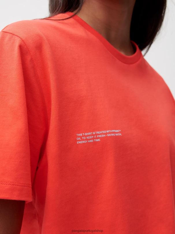 camiseta 365 mulheres Pangaia JJJ8D158 fruta do dragão vermelho roupas