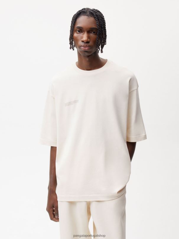 camiseta boxy de algodão em conversão mulheres Pangaia JJJ8D176 algodão branco roupas