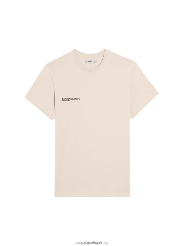 camiseta de algodão orgânico com núcleo de fibra c mulheres Pangaia JJJ8D150 areia roupas