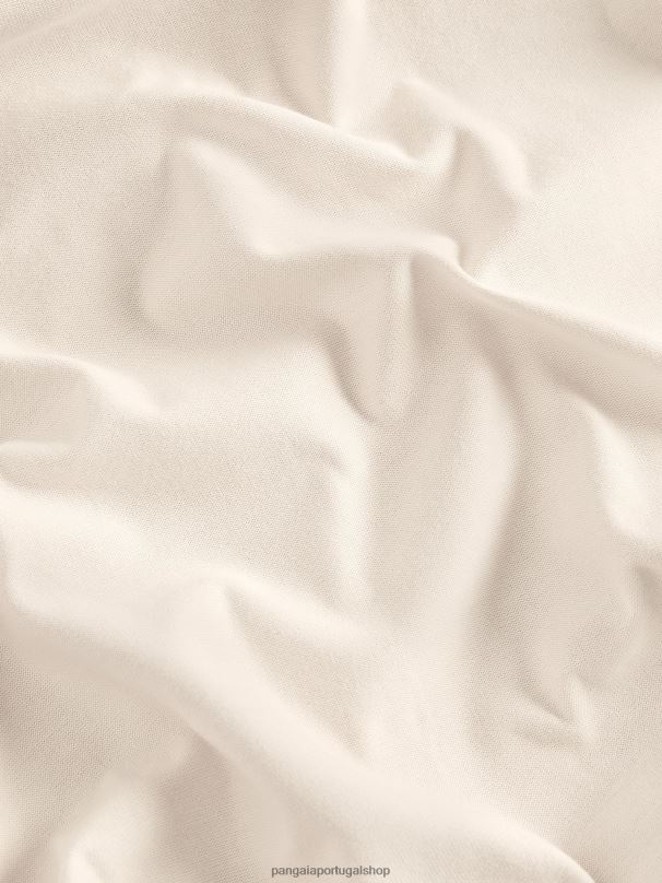 camiseta de algodão orgânico com núcleo de fibra c mulheres Pangaia JJJ8D150 areia roupas