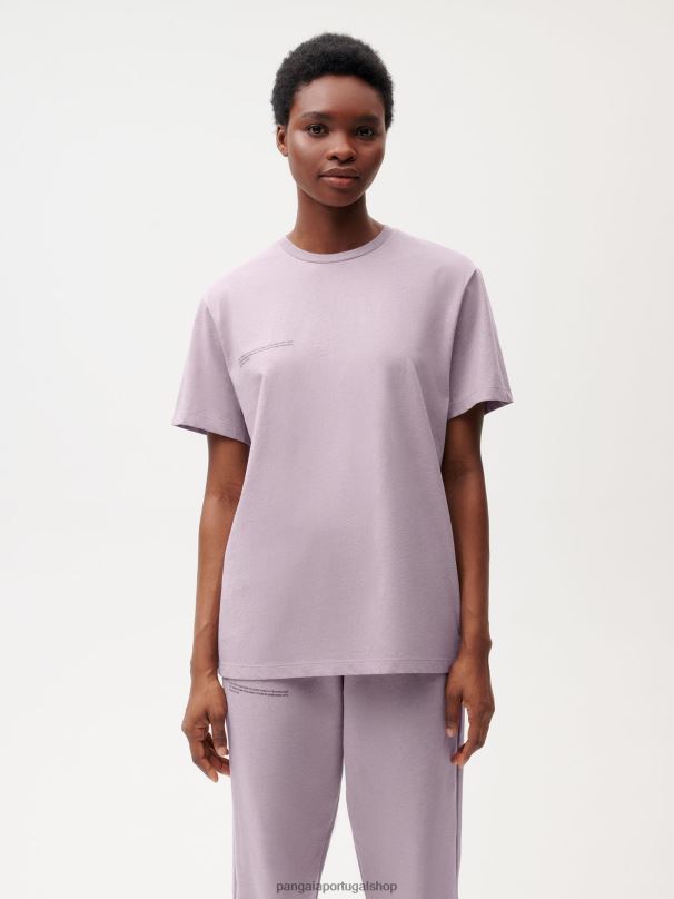 camiseta de corante alimentício mulheres Pangaia JJJ8D141 mirtilo azul roupas