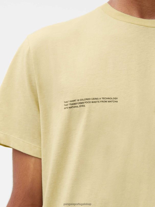 camiseta de corante alimentício mulheres Pangaia JJJ8D195 matcha verde roupas